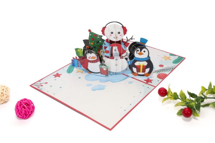 snowman-and-penguins-pop-up-card-02