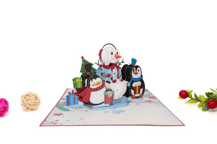 snowman-and-penguins-pop-up-card-01