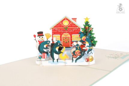 christmas-penguins-music-band-pop-up-card-04