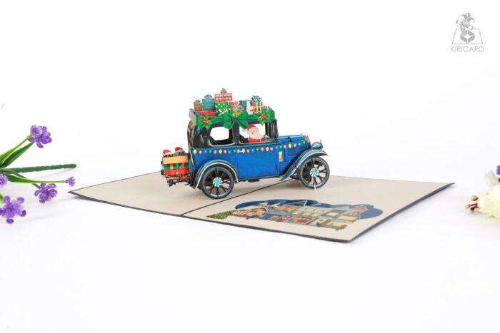 santa-in-blue-jeep-pop-up-card-02