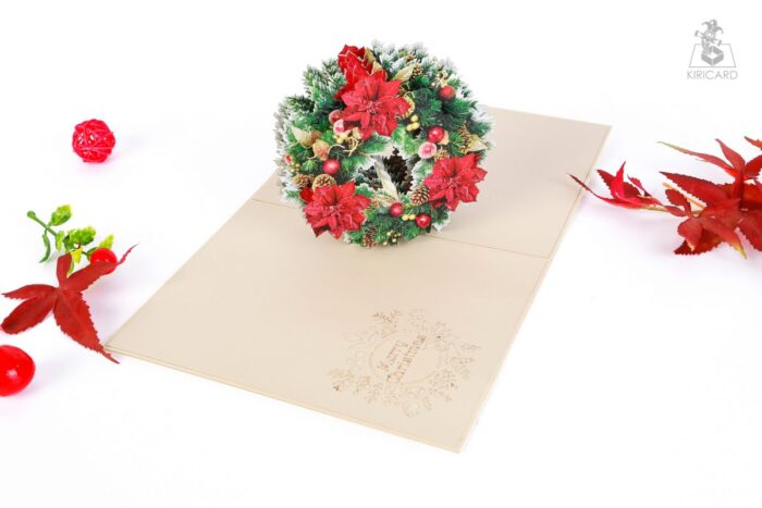poinsettia-flowers-wreath-pop-up-card-02
