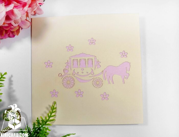 fairytale-carriage-pop-up-card-brown-01