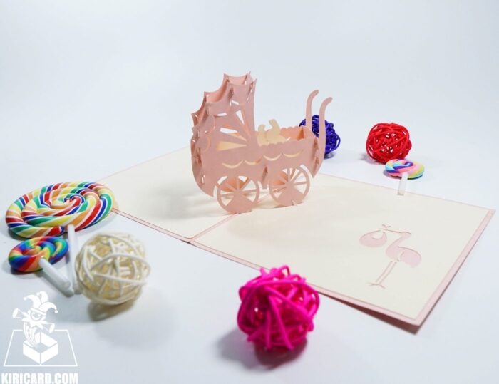 pink-baby-stroller-pop-up-card-01