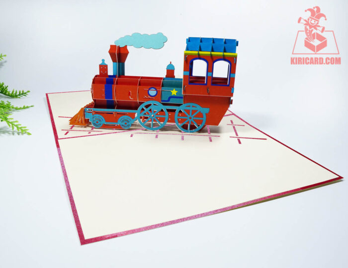 red-train-pop-up-card-04