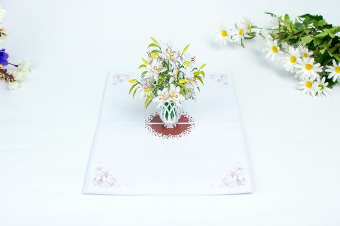 white-lily-pop-up-card-2
