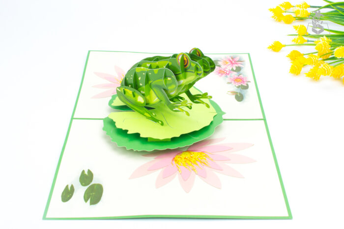 green-frog-pop-up-card-01