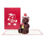Christmas Koala Pop Up Card - Image 2