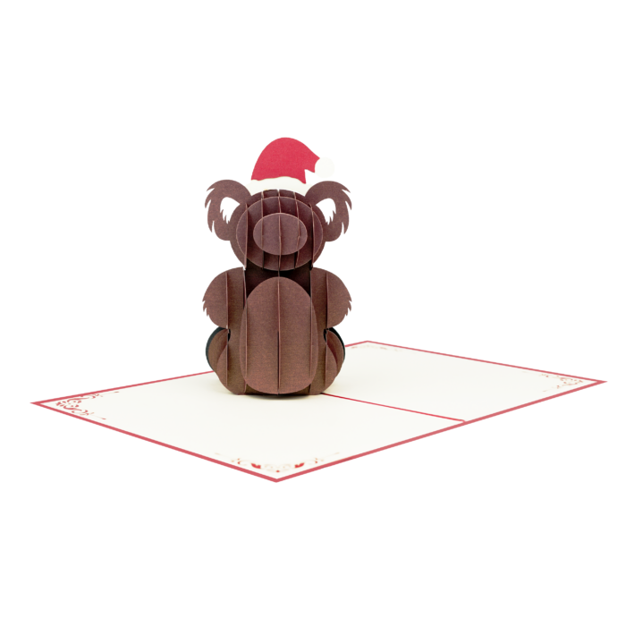 Christmas Koala Pop Up Card - Image 5