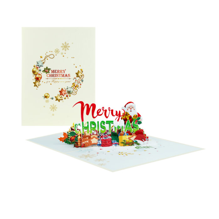 Merry Christmas Pop Up Card - Image 2