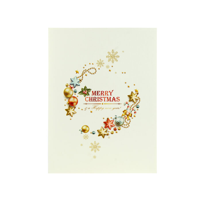 Merry Christmas Pop Up Card - Image 3