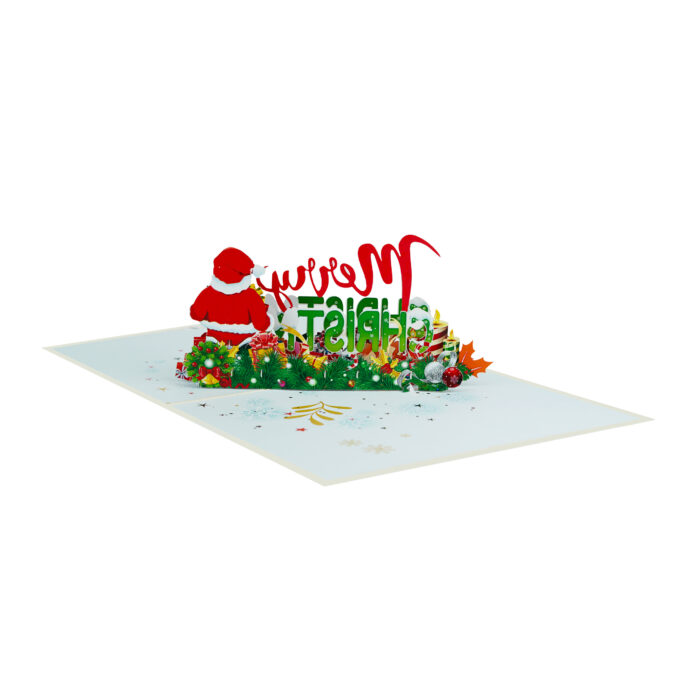 Merry Christmas Pop Up Card - Image 4