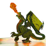 Fire-Breathing Dragon Pop-Up Card