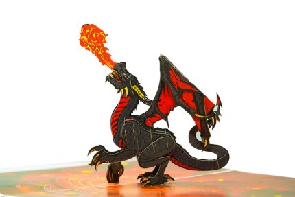 red-fire-breathing dragon pop-up-card-03