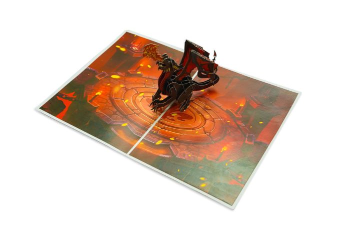 red-fire-breathing dragon pop-up-card-01