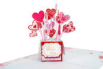 Heart Balloon Valentine Box Pop Up Card