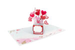 Heart Balloon Valentine Box Pop Up Card - Image 2