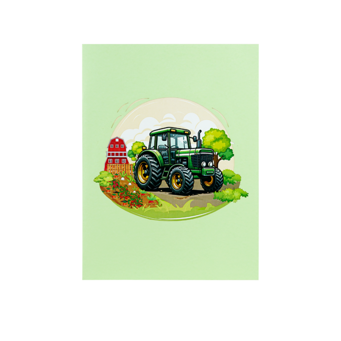 Farm Tractor Pop-up Card - Image 3