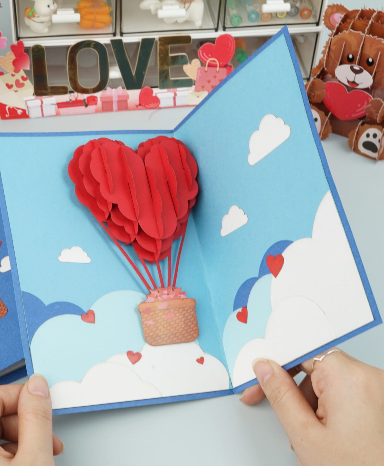 Free Pop Up Card Template Download | Kiricard