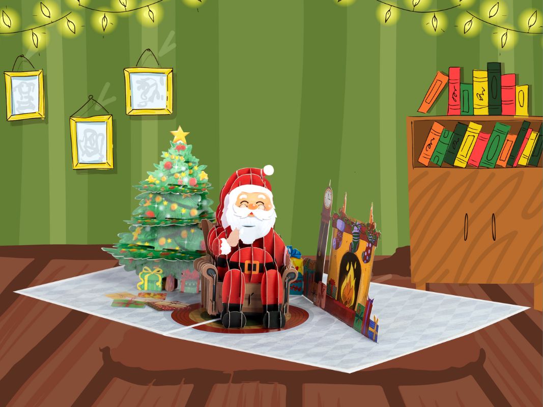 santa-with-fireplace-pop-up-card-ed-01