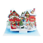 Gingerbread Town Pop-Up Card - Image 7