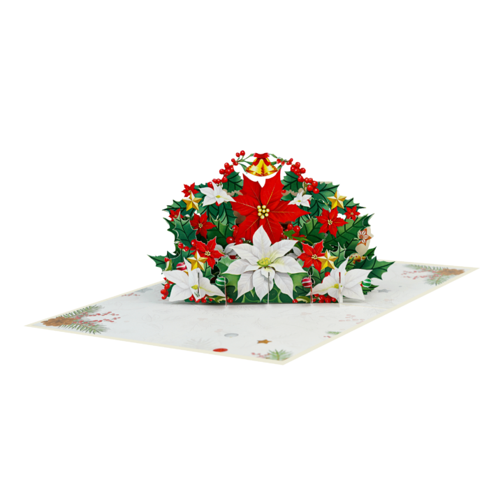 Merry Christmas Vintage Pop-Up Card - Image 6