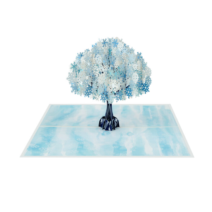 Snowflake Tree Pop-Up Card - Image 4