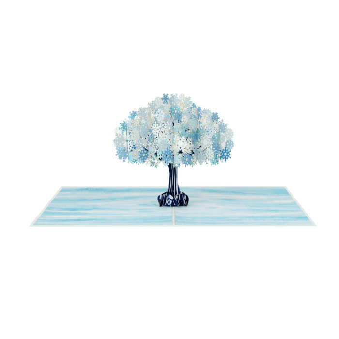 Snowflake Tree Pop-Up Card - Image 7