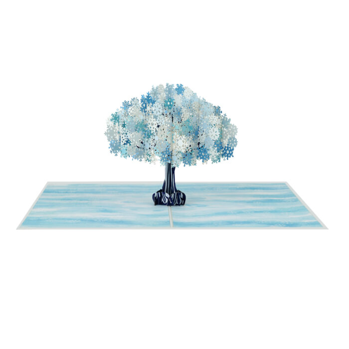 Snowflake Tree Pop-Up Card - Image 5