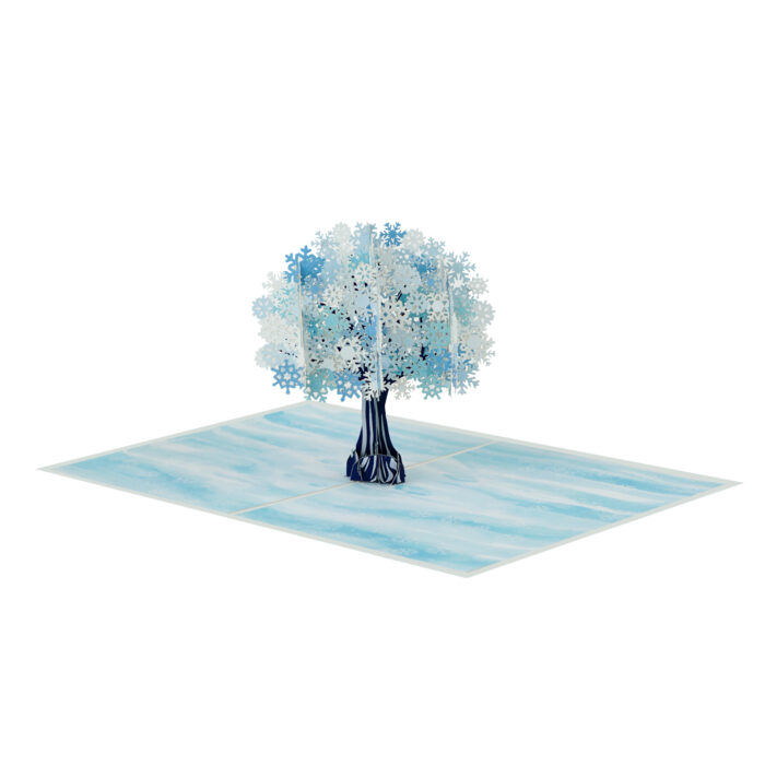 Snowflake Tree Pop-Up Card - Image 6