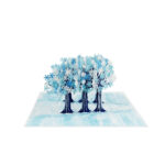 Snowflake Tree Street Pop-Up Card - Image 6