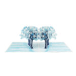Snowflake Tree Street Pop-Up Card - Image 7