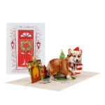 Xmas Corgi Pop-Up Card - Image 2