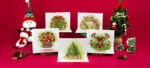 Merry Christmas Pop-up Card (green set)