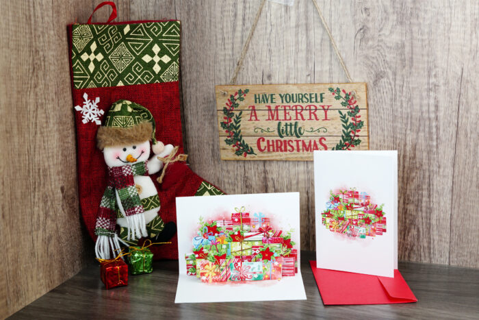 Merry Christmas Pop-up (red set) - Image 7