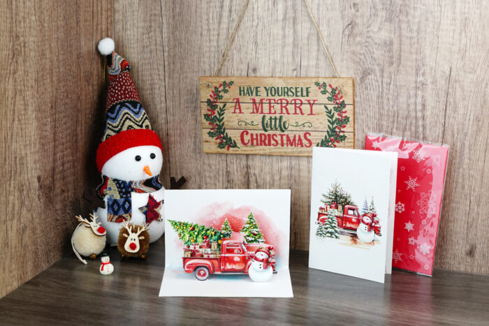 Merry Christmas Pop-up (red set) - Image 3