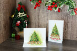Merry Christmas Pop-up Card (green set) - Image 4