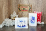 Merry Christmas Pop-up Card (blue set) - Image 7