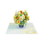 Blooming Daffodil Bouquet Pop-Up Card - Image 6