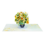 Blooming Daffodil Bouquet Pop-Up Card - Image 4