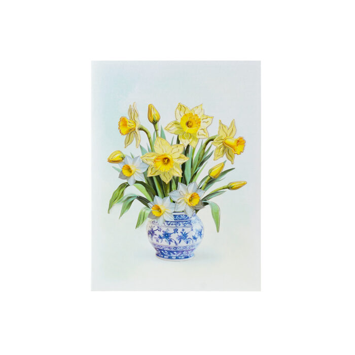 Blooming Daffodil Bouquet Pop-Up Card - Image 5