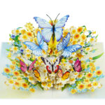 Daffodil and Butterfly Pop-Up Card