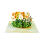 Daffodils with Robin Pop-up Card - Image 6