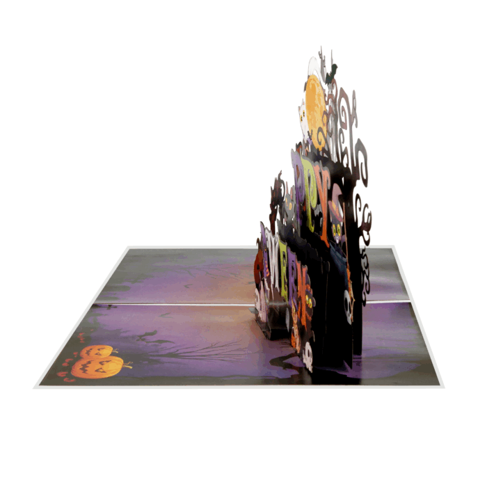 Happy Halloween Cats Pop-Up Card - Image 5