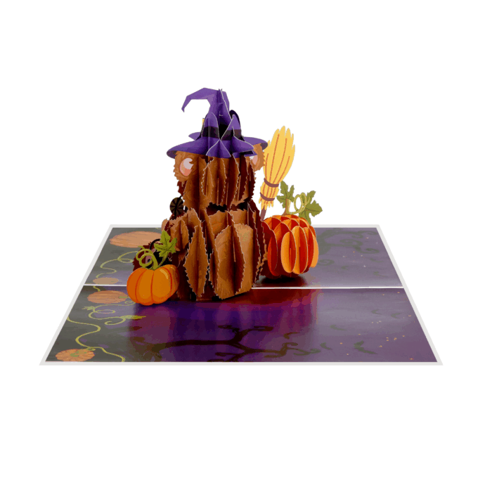 Pumpkin Bear Pop-Up Card - Image 5