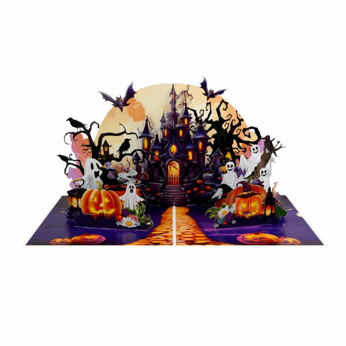 Haunted Castle Pop-Up Card - Image 6