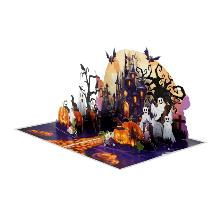 Haunted Castle Pop-Up Card - Image 5