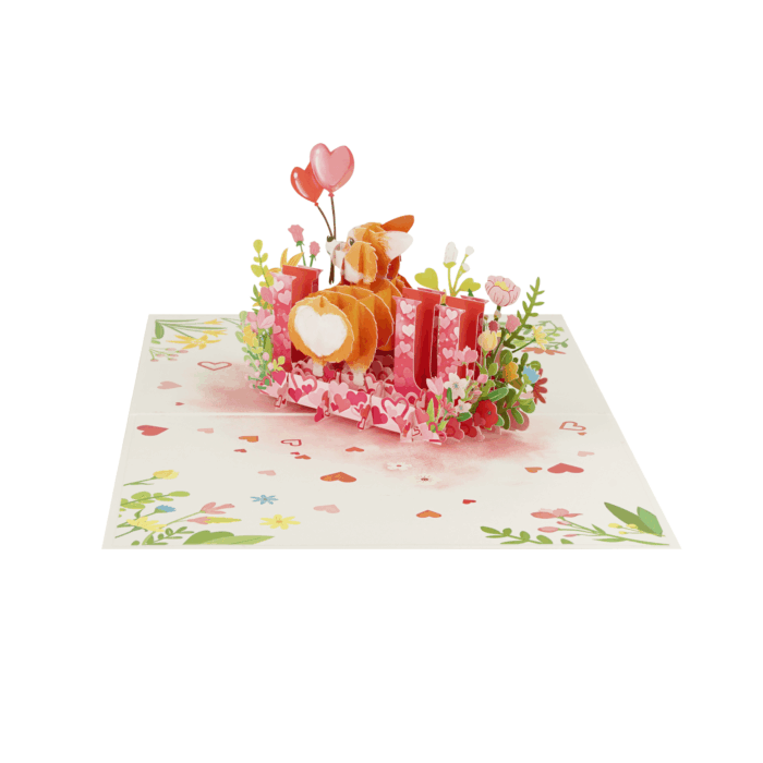 Corgi Love You Pop Up Card - Image 4