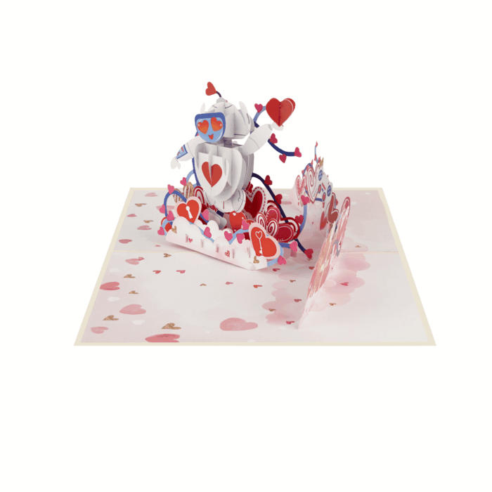 Robot of Love Pop Up Card - Image 6