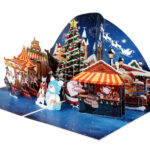 Christmas Night Pop-up Card - Image 9