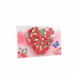 Red Rose Heart Pop-up Card - Image 6